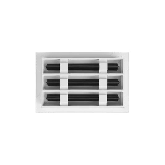 10x6 White Contemporary Air Vent Cover – Stylish Linear Slot Diffuser for Ceilings, Walls & Floors – Decorative HVAC Register Grille