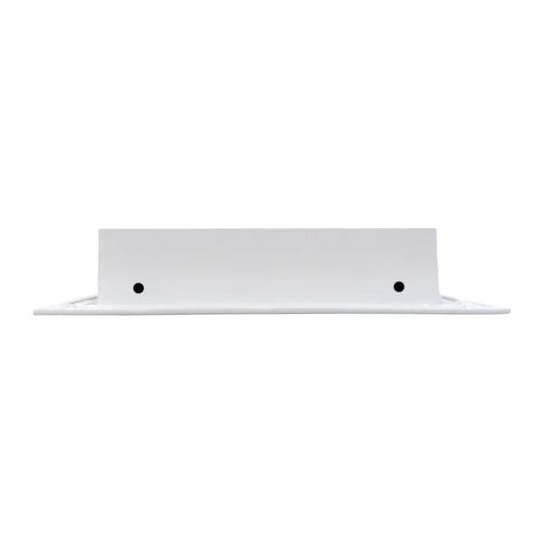 12x8 White Contemporary Air Vent Cover – Stylish Linear Slot Diffuser for Ceilings, Walls & Floors – Decorative HVAC Register Grille