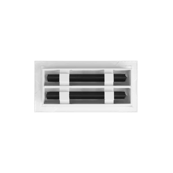 10x4 White Contemporary Air Vent Cover – Stylish Linear Slot Diffuser for Ceilings, Walls & Floors – Decorative HVAC Register Grille