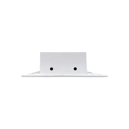 10x4 White Contemporary Air Vent Cover – Stylish Linear Slot Diffuser for Ceilings, Walls & Floors – Decorative HVAC Register Grille