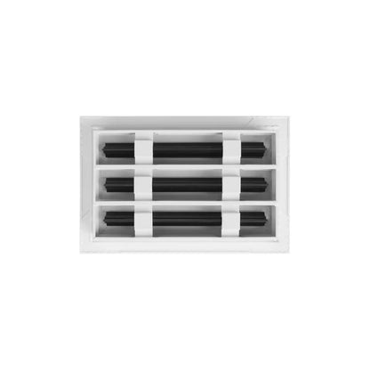 10x6 White Contemporary Air Vent Cover – Stylish Linear Slot Diffuser for Ceilings, Walls & Floors – Decorative HVAC Register Grille