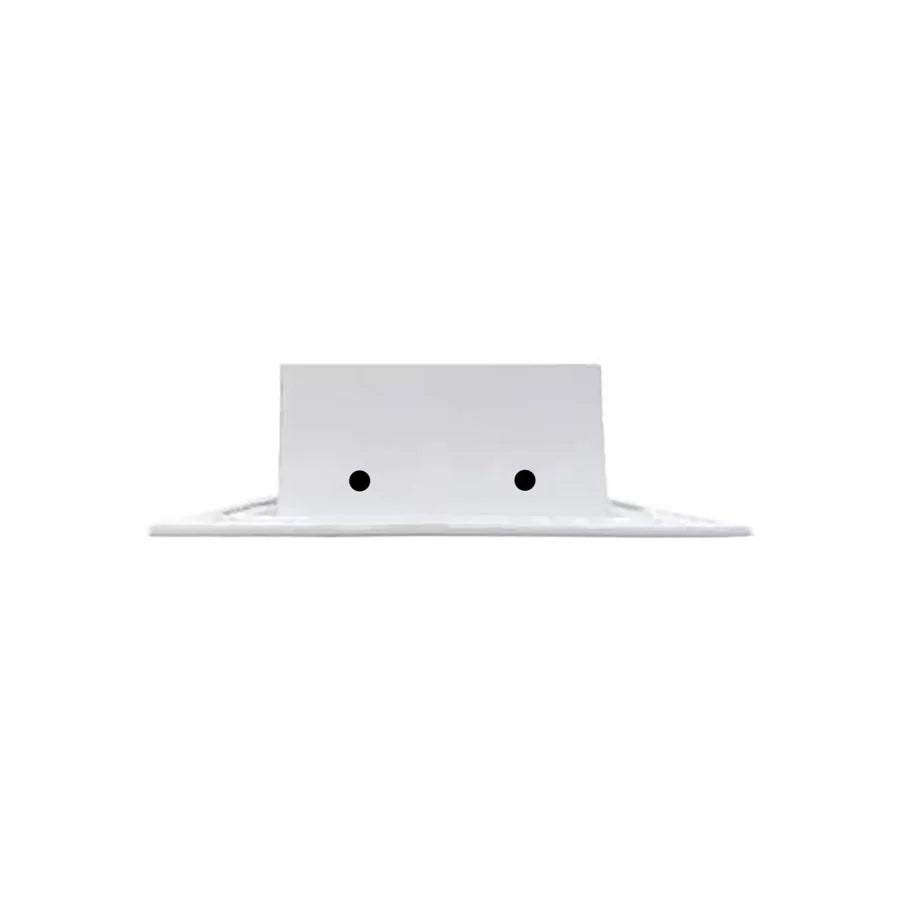 12x4 White Contemporary Air Vent Cover – Stylish Linear Slot Diffuser for Ceilings, Walls & Floors – Decorative HVAC Register Grille