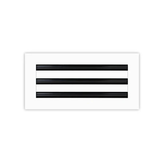14x6 White Contemporary Air Vent Cover – Stylish Linear Slot Diffuser for Ceilings, Walls & Floors – Decorative HVAC Register Grille