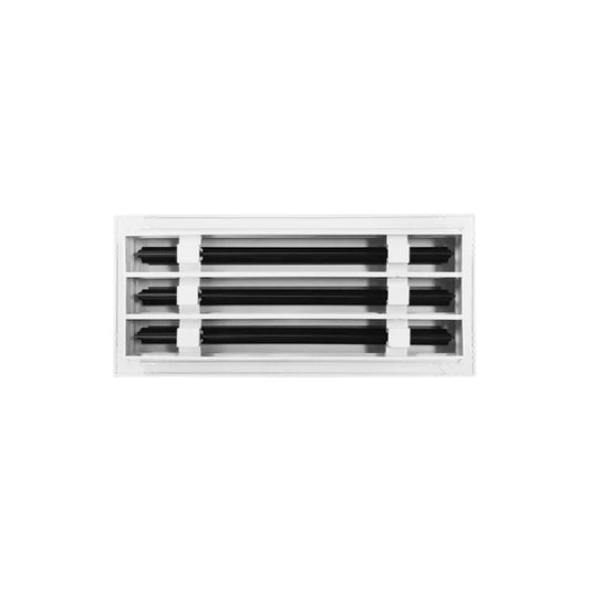 16x6 White Contemporary Air Vent Cover – Stylish Linear Slot Diffuser for Ceilings, Walls & Floors – Decorative HVAC Register Grille